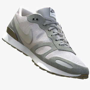 shoes nike waffle trainer 3D model