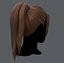 3D hair style woman v02 model