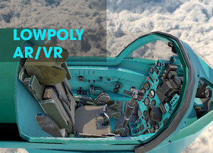 mig21 cockpit pbr - 3D model