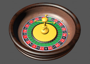 3D roulette wheel