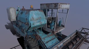 3D model soviet harvester enisey-1200