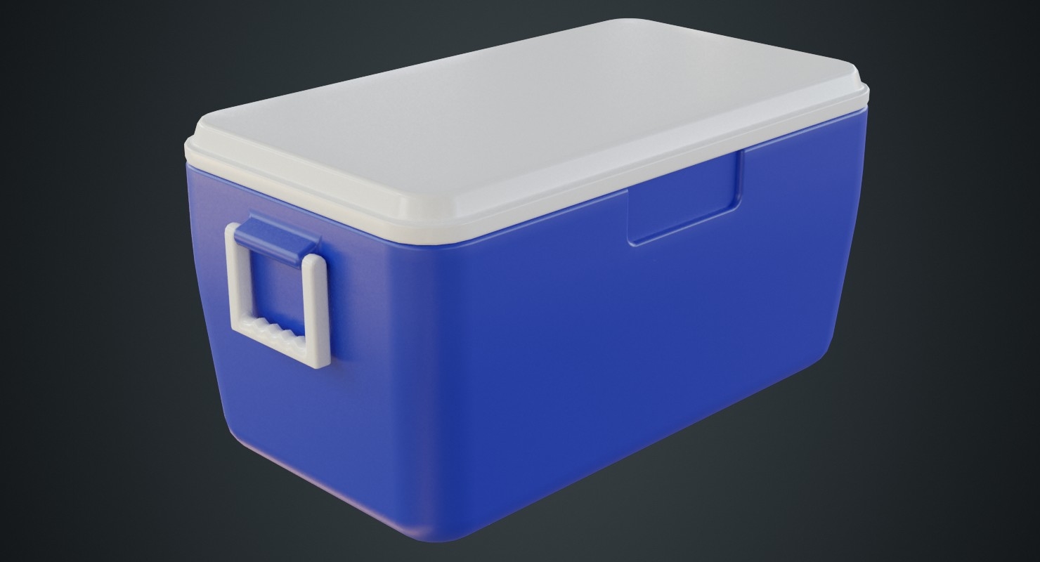 Cooler contains 3D model TurboSquid 1413487