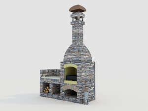 original stone grill 3D model