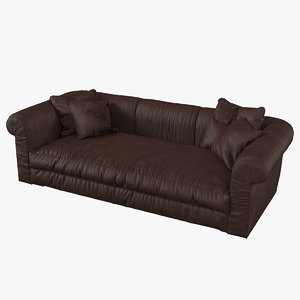 3D model baxter alfred soft sofa