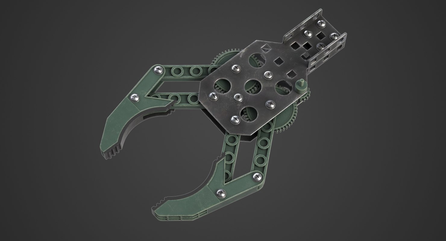 3D rigged robot arm gripper TurboSquid 1413618