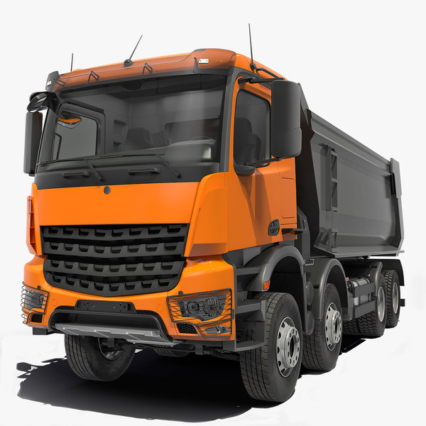 heavy utility dump truck 3D model
