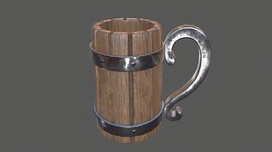 3D beer mug
