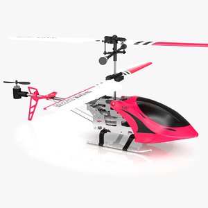 3D rc toy helicopter model