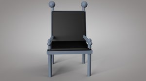 3D model 10 chairs