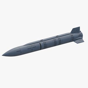 3d model kh-15 missile