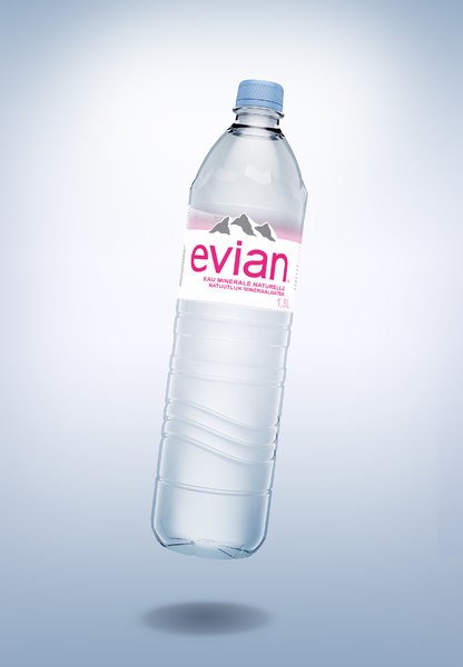 Flasche Evian 1 5l Modell 3d Modell Turbosquid 1413898