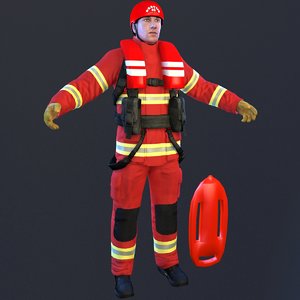 rescue guard 3D model