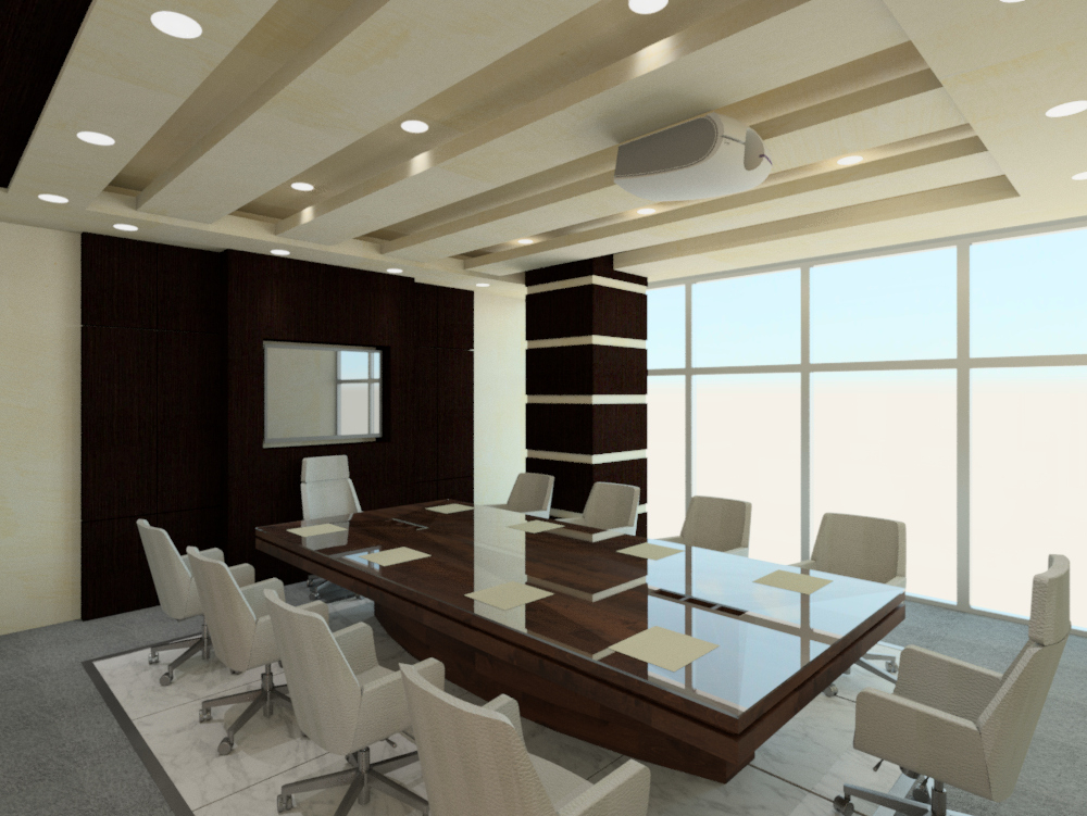 Revit Designed Meeting Room 3d Model Turbosquid 1415396