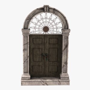 3D entry door