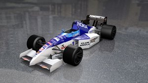 f1 tyrrell team race car 3D