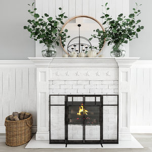 decorative fireplace 3D model