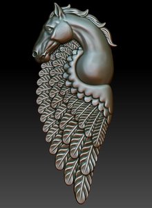 pegasus pendant print relief 3D