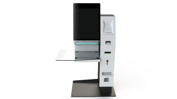 3D bitcoin machine model