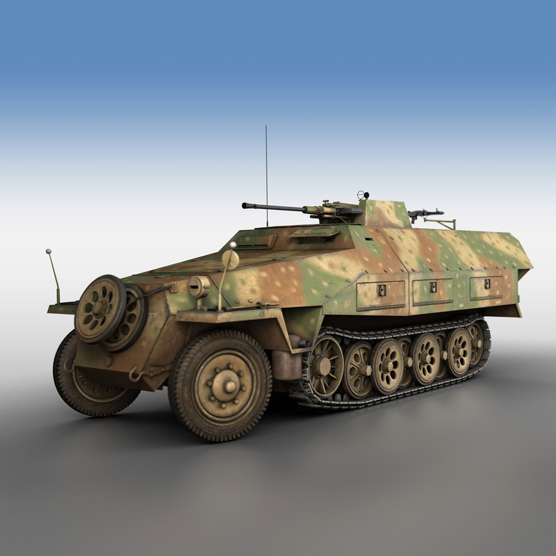 3D sd kfz 251 17 - TurboSquid 1414694