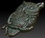 3D model celtic owl relief printing