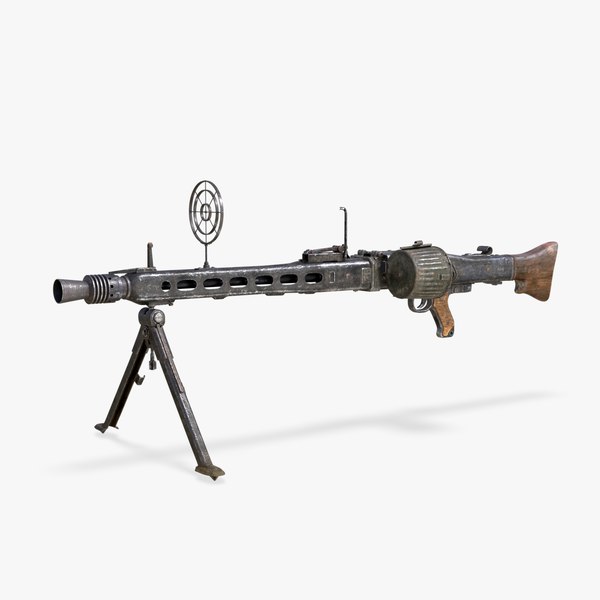 3d german mg3 machine gun model