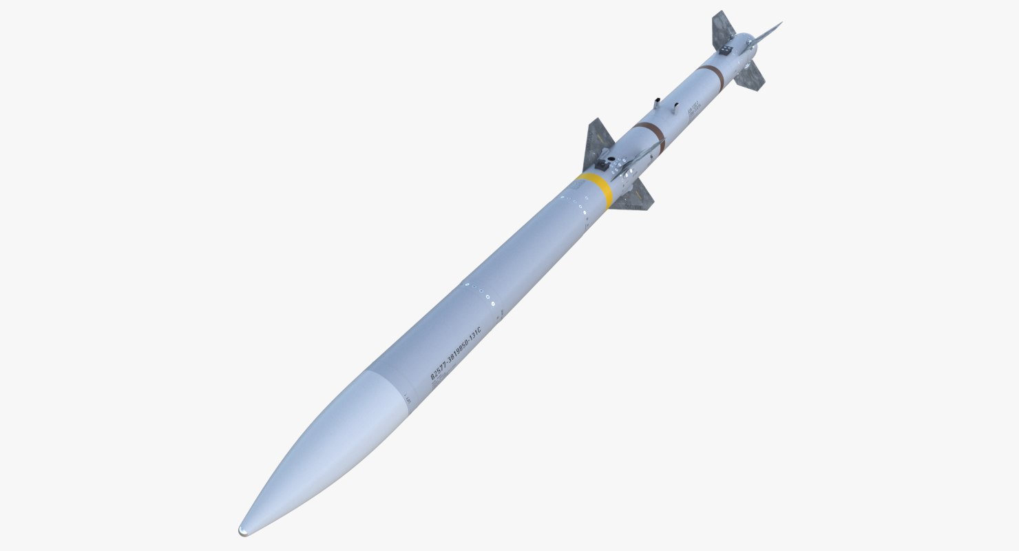 3D aim-120a b amraam model - TurboSquid 1414924