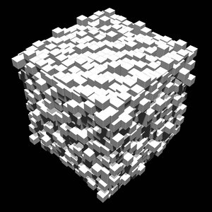3D cube design sci model