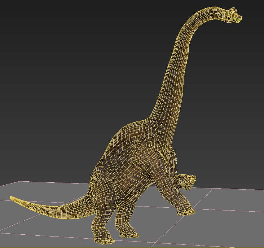 3d brachiosaurus