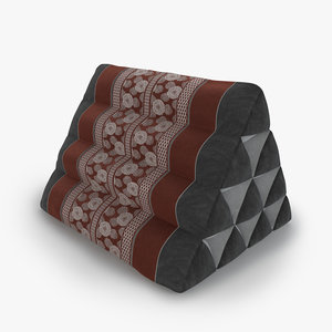 3D thai mattress triangle cushion model