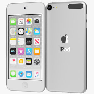 realistic apple ipod touch model