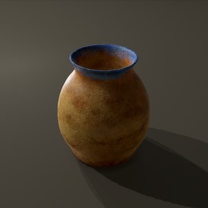 terracotta jar 3D model