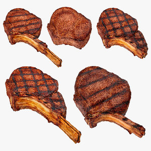 3D steaks bbq tomahawk