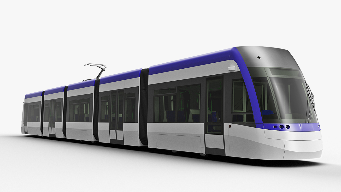 Tram bombardier flexity freedom 3D model - TurboSquid 1415445