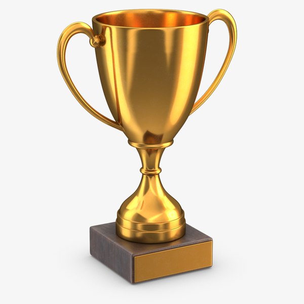 3D gold trophy 2 - TurboSquid 1415481