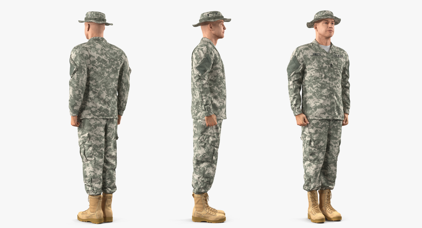 3d army soldier military acu