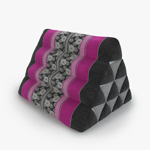 thai mattress triangle cushion 3D model