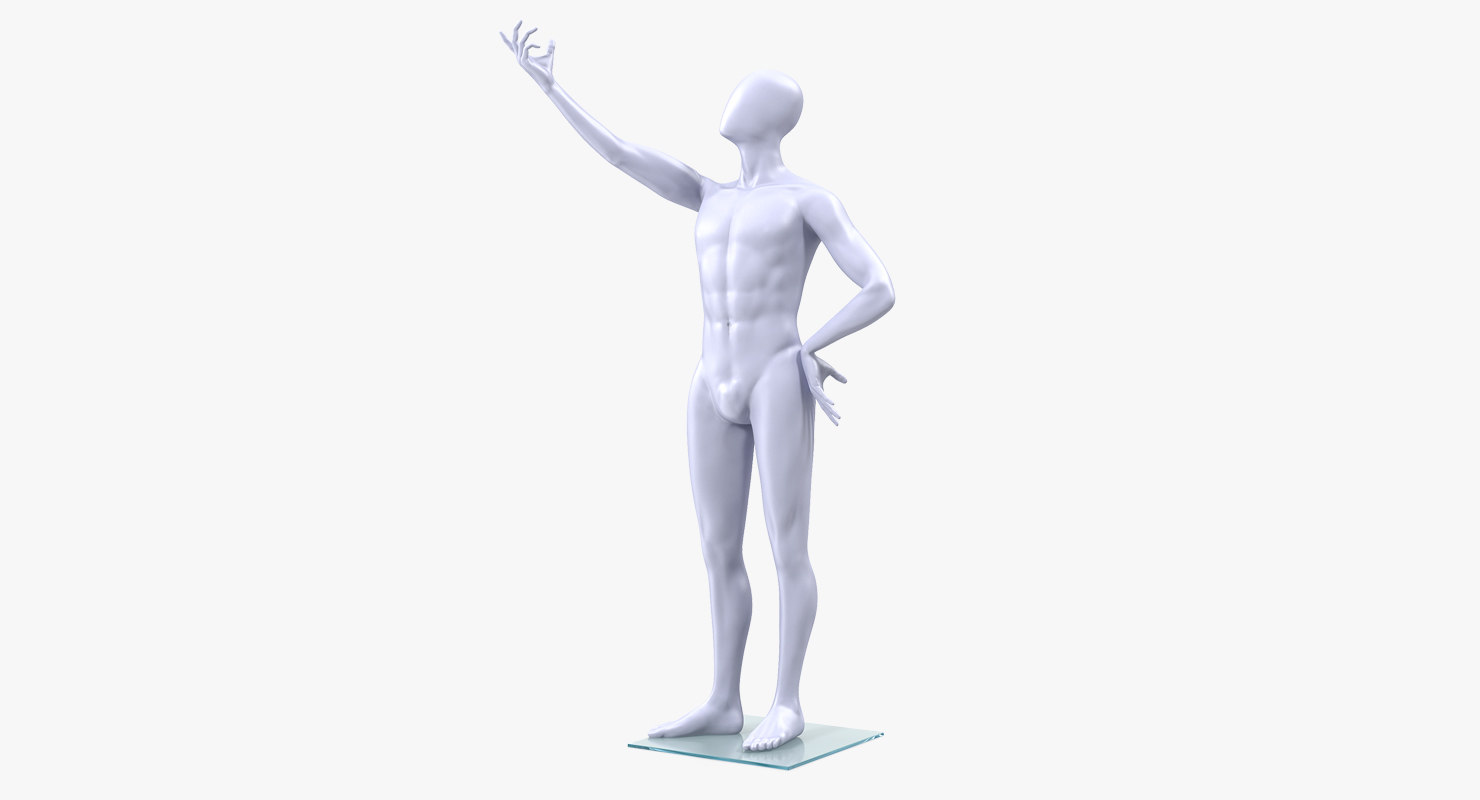 Male mannequin man rigged 3D model - TurboSquid 1415752