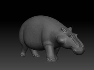 hippo 3D model