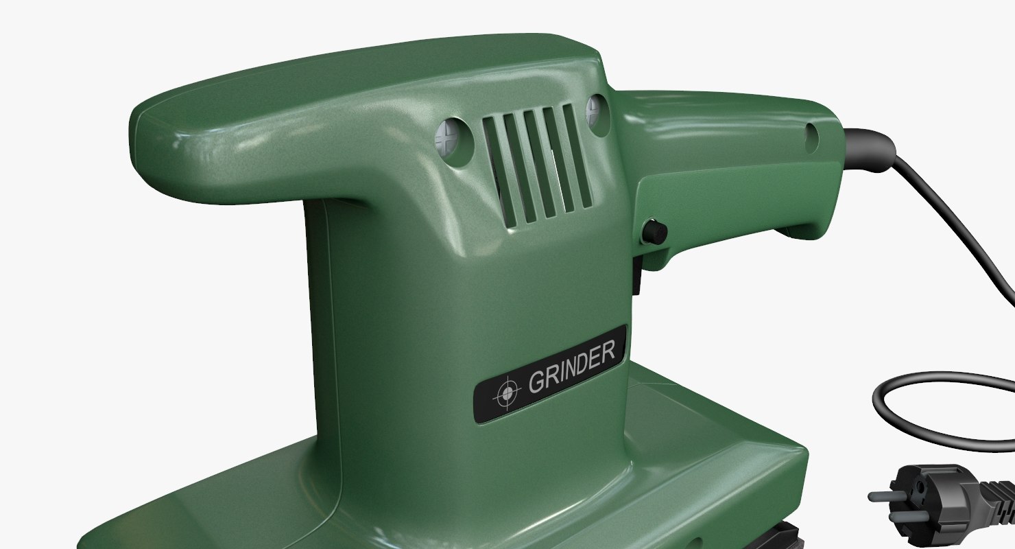 3D electric sander model TurboSquid 1415795