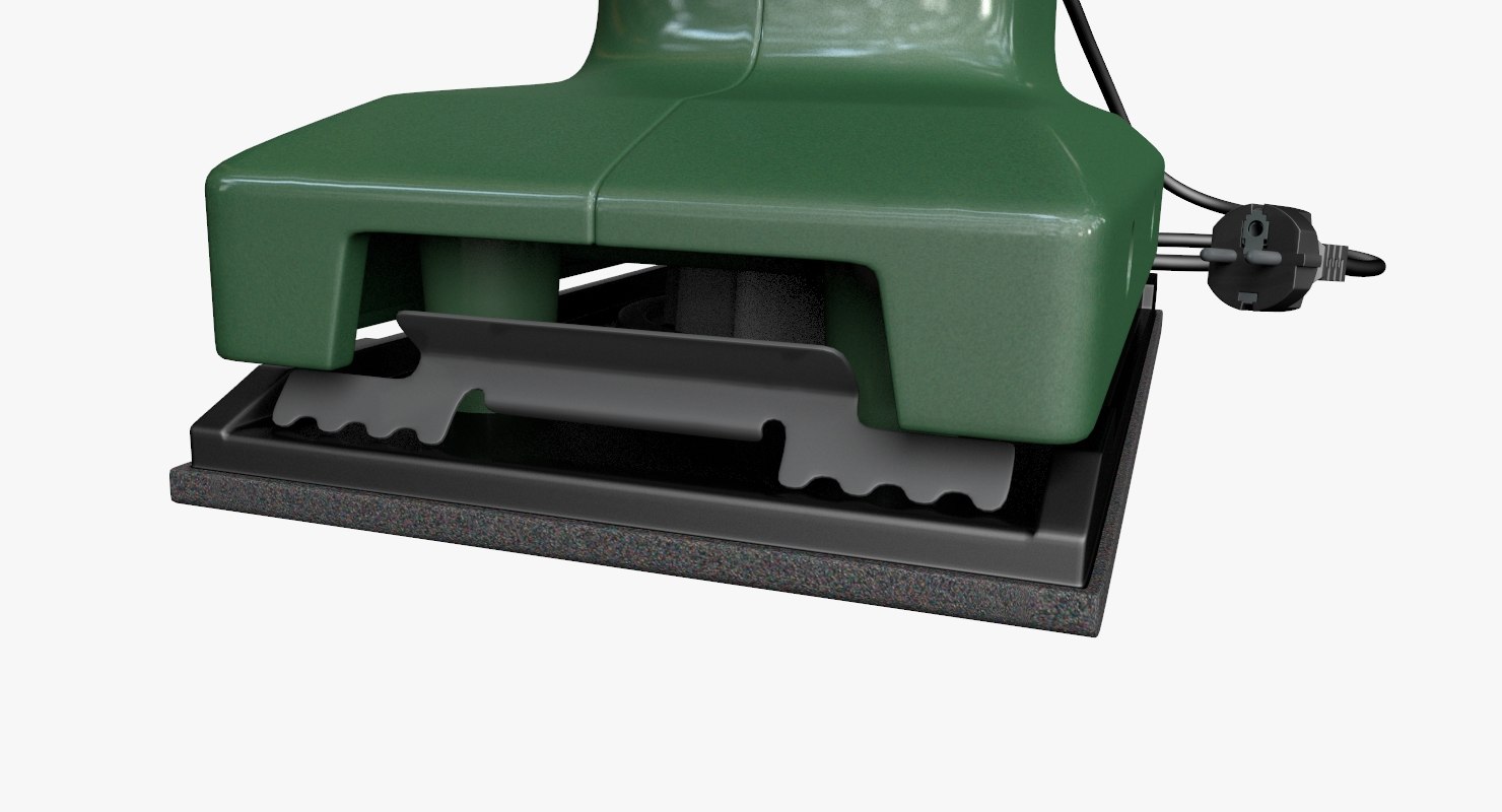 3D electric sander model TurboSquid 1415795