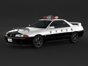 car nissan skyline r32 3D model