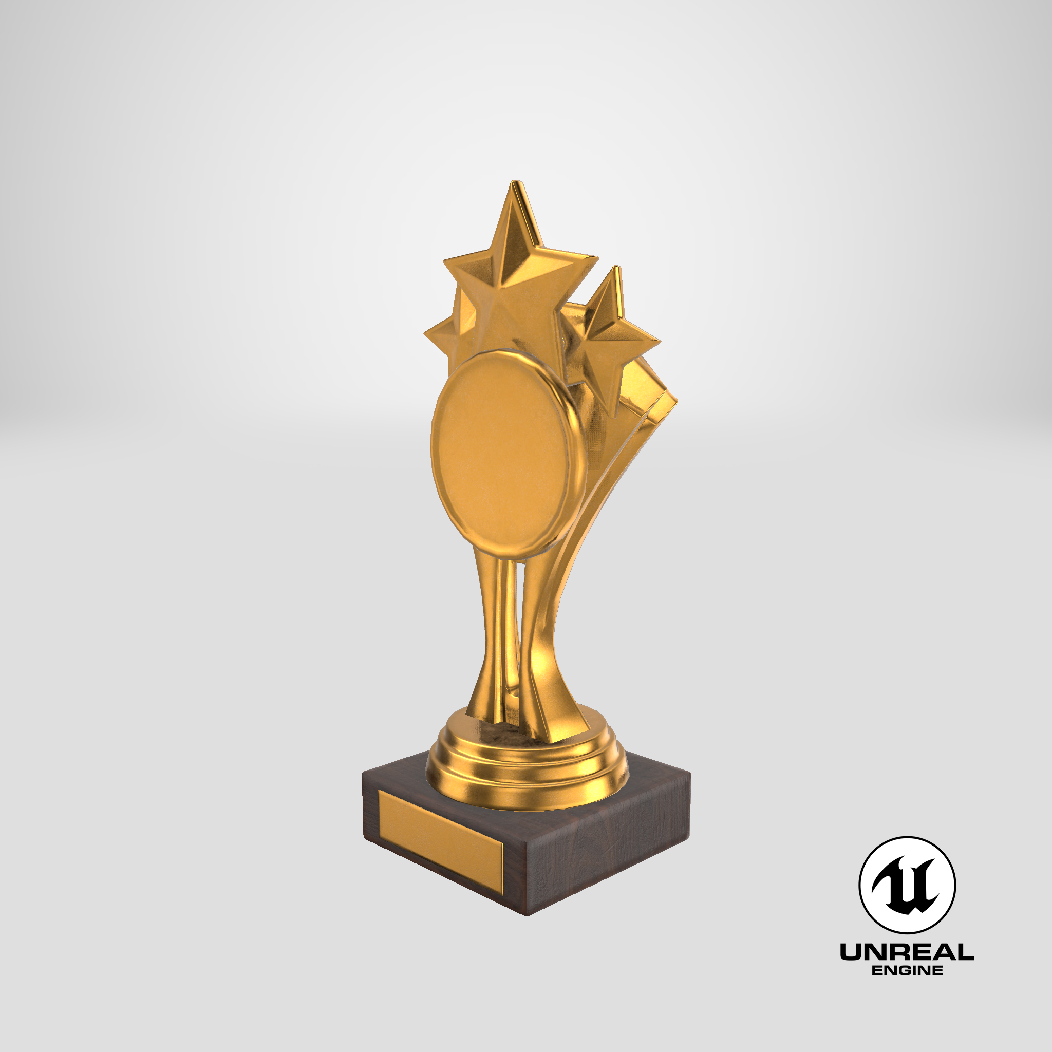 金奖杯73d模型