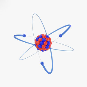 atom science 3D model