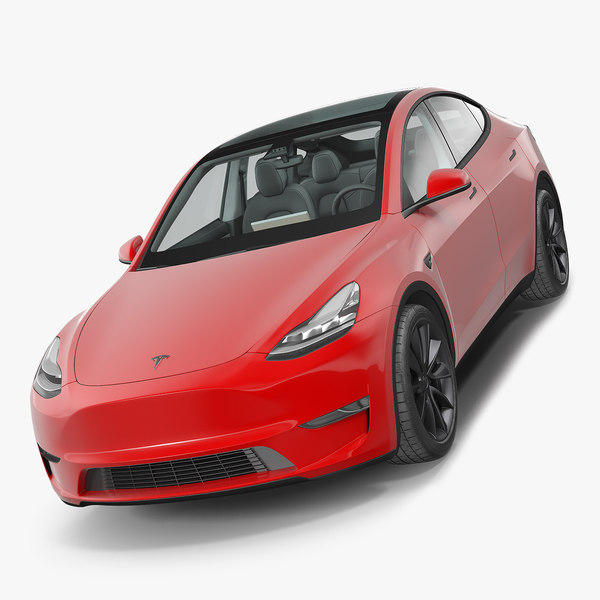 3D tesla y modeled model