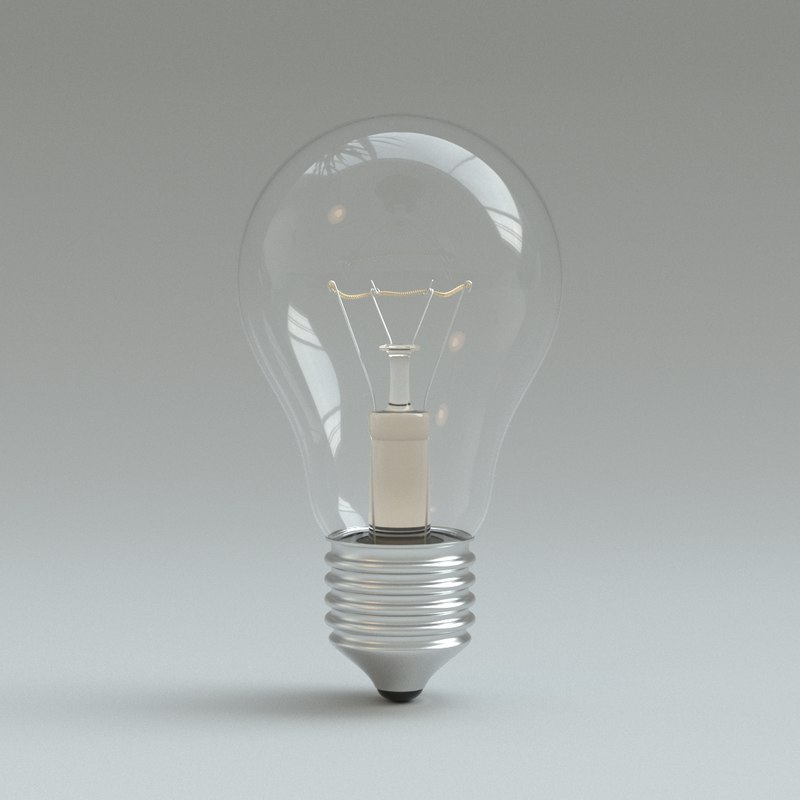 Light bulb 3D model - TurboSquid 1416031