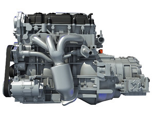 nissan altima hybrid engine 3d 3ds