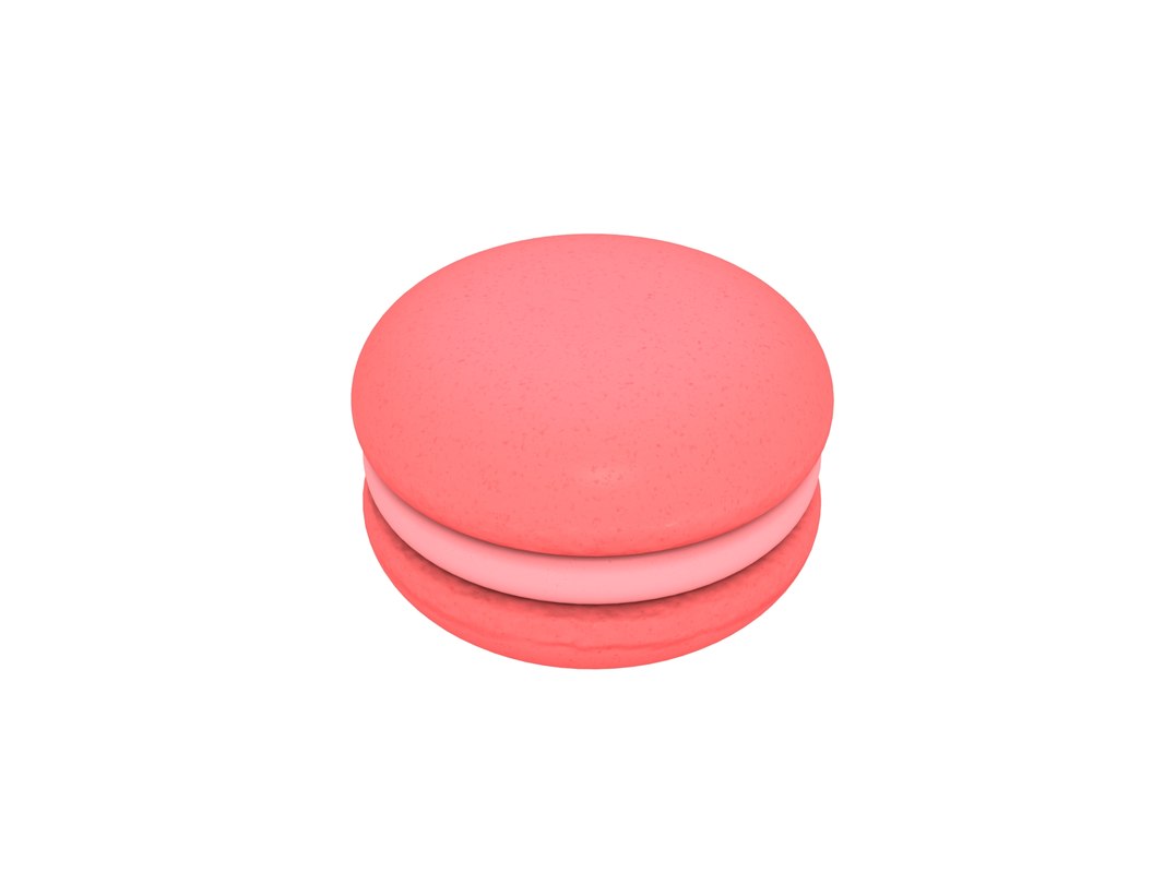 3D macaron cartoon color model - TurboSquid 1416177