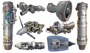 3D aircraft engine