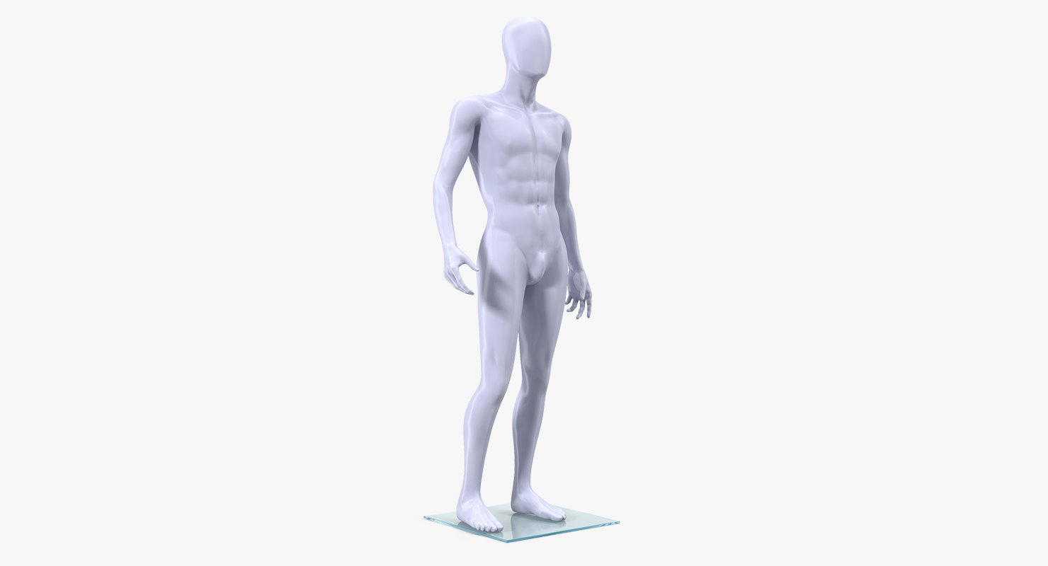 Male Mannequin Standing Pose D Model Turbosquid