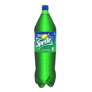 3D model 2l sprite bottle
